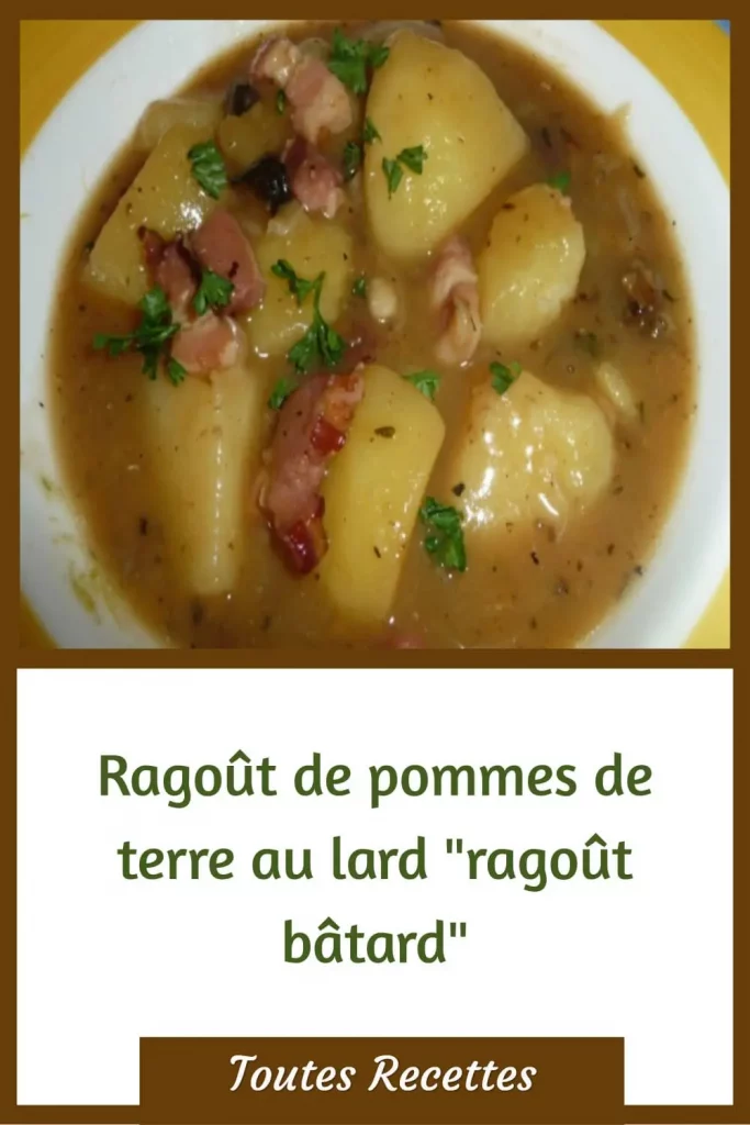 Comment préparer le Ragoût de pommes de terre au lard