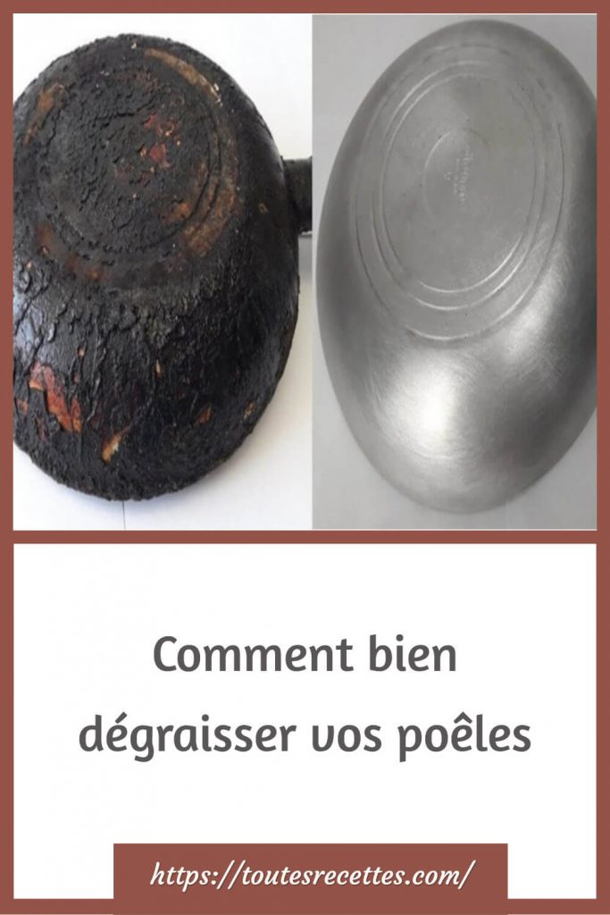 Comment bien dégraisser vos poêles?