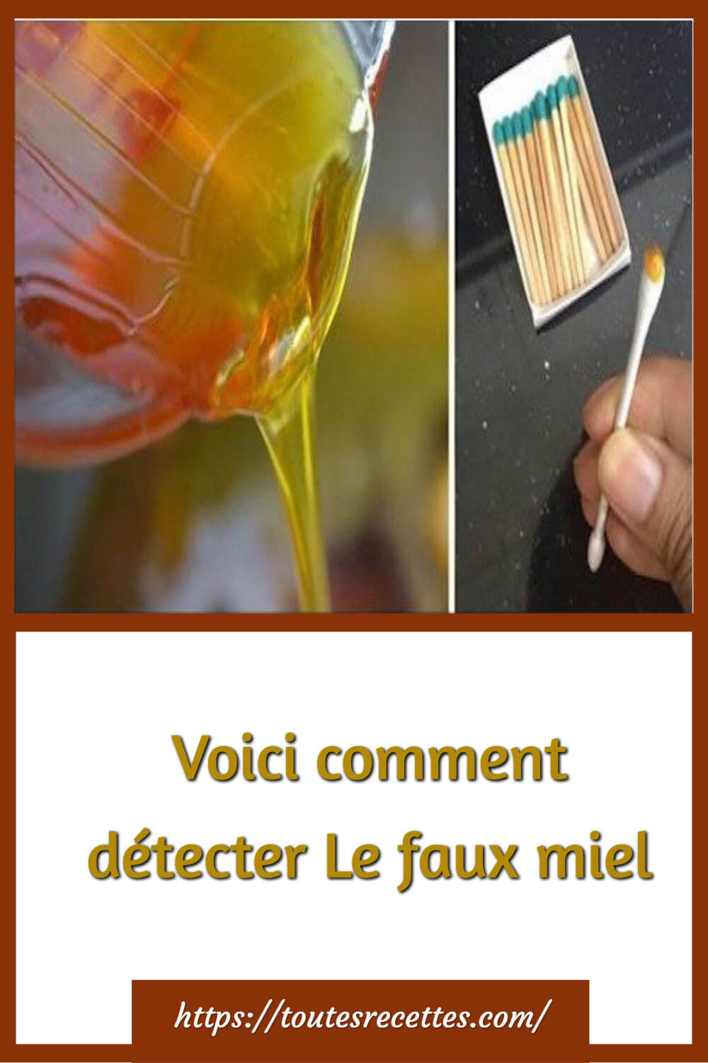 Voici comment détecter Le faux miel – Toutes Recettes
