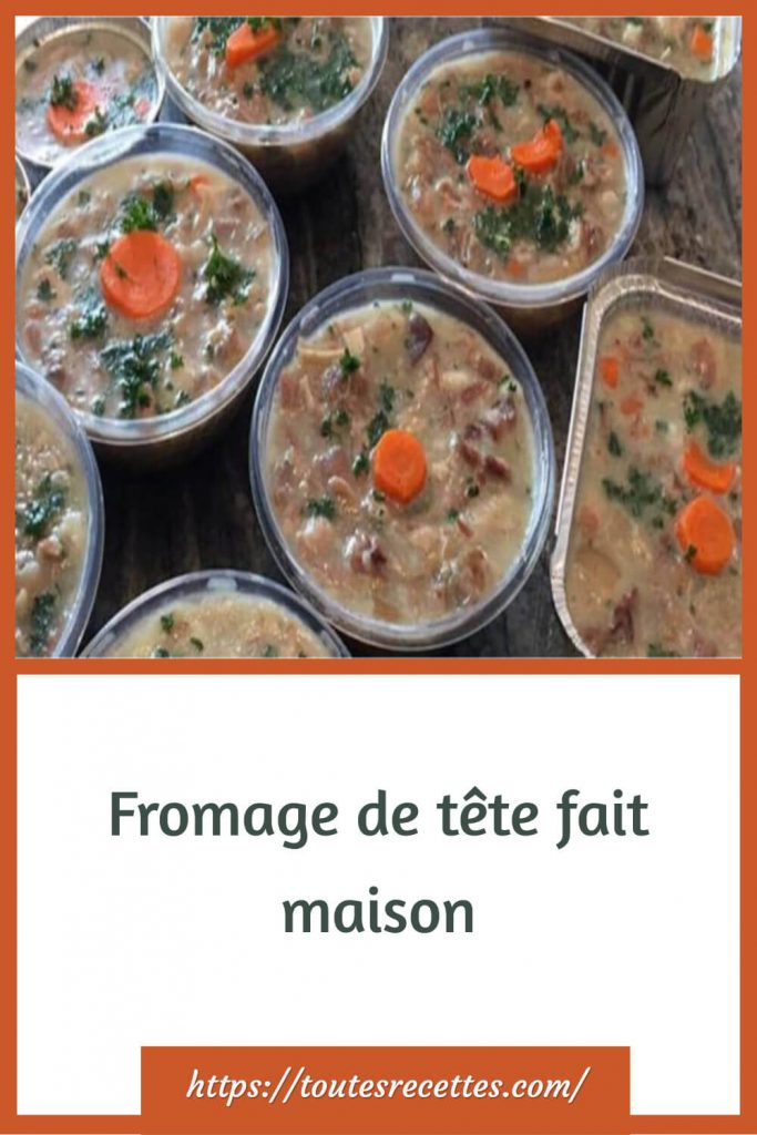 Comment préparer le Fromage de tête fait maison