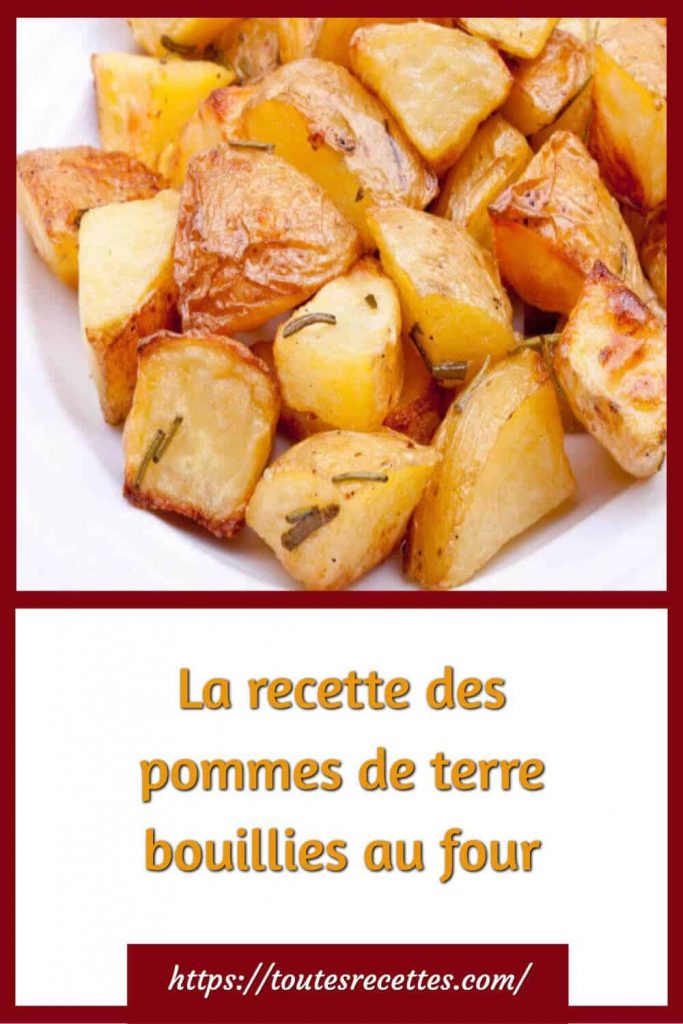 Comment préparer les pommes de terre bouillies au four